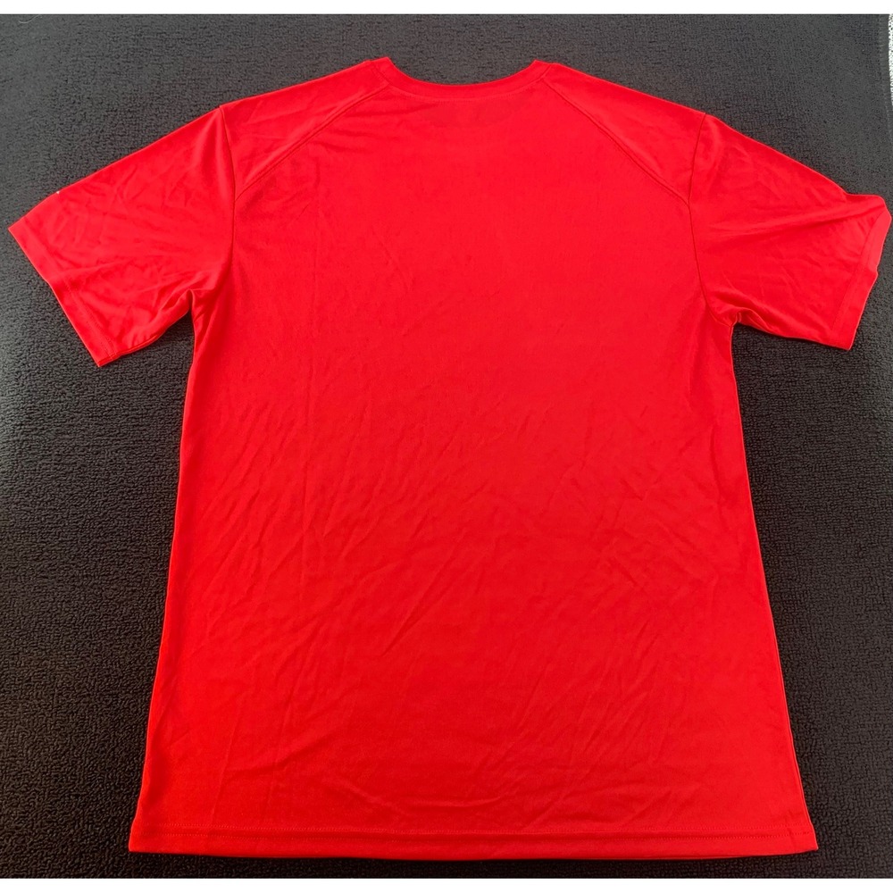 BSN SPORTS Performance Apparel Red Short Sleeve TShirt Men's Medium - Picture 2 of 5